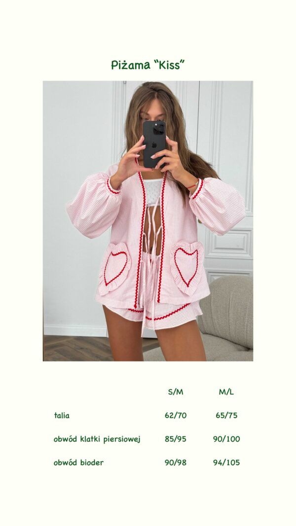 Piżama Kiss (krótkie spodenki) M/L